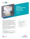 Furon UPRP Precision Pressure Regulator - Pneumatic 1-in Orifice Datasheet