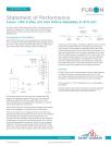 Statement of Performance: Furon® UPX 3-Way 3/4 Inch Orifice Reliability in 37% HCI