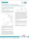 Furon® UPX 3-Way ½ Inch Orifice Reliability in 37% HCl Statement of Performance