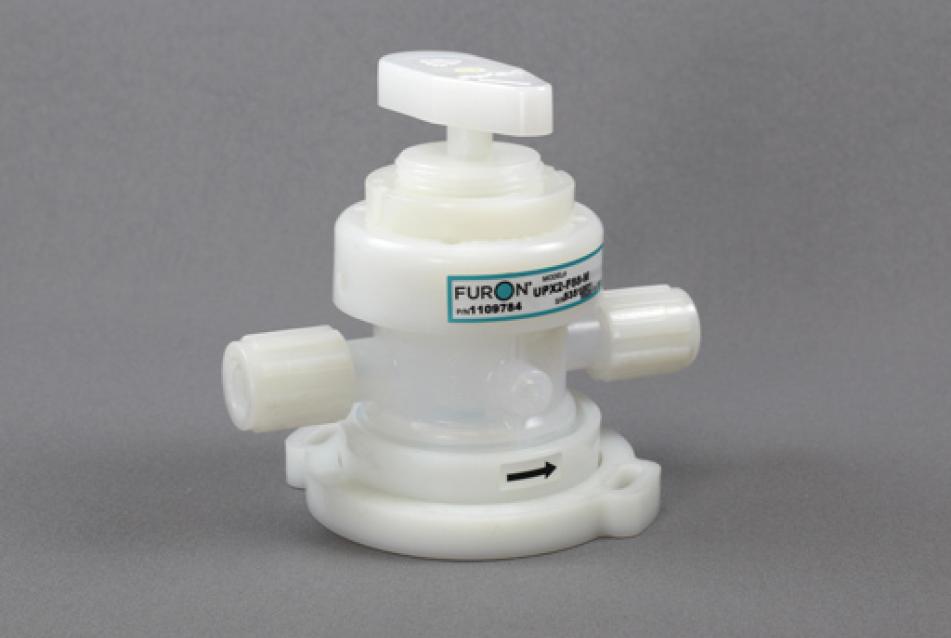 Furon® UPX Valve - 3 Way Manual Multi-Turn | Saint-Gobain